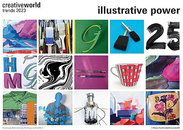 Intensiv, spontan und unübersehbar, so wird der Trend illustrativ power charakterisiert.