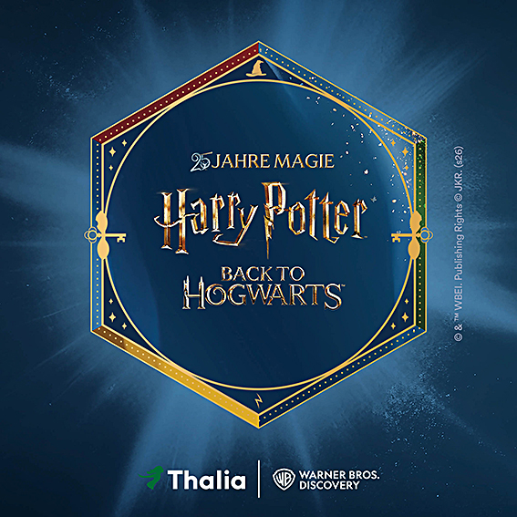 Official Thalia Back to Hogwarts 25 Years of Magic campaign art