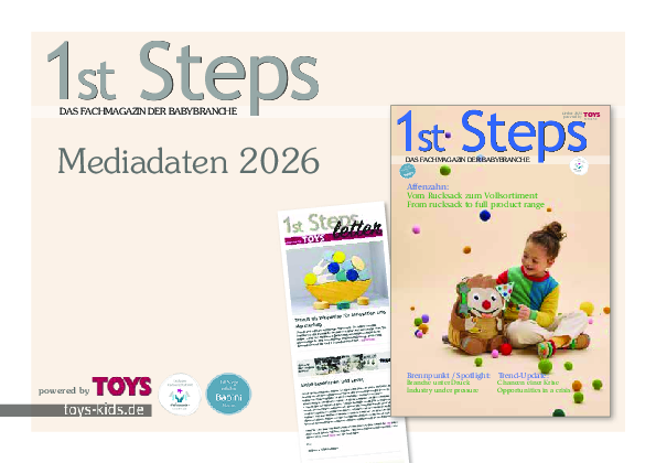 1st Steps Mediadaten 2026 D 🇩🇪